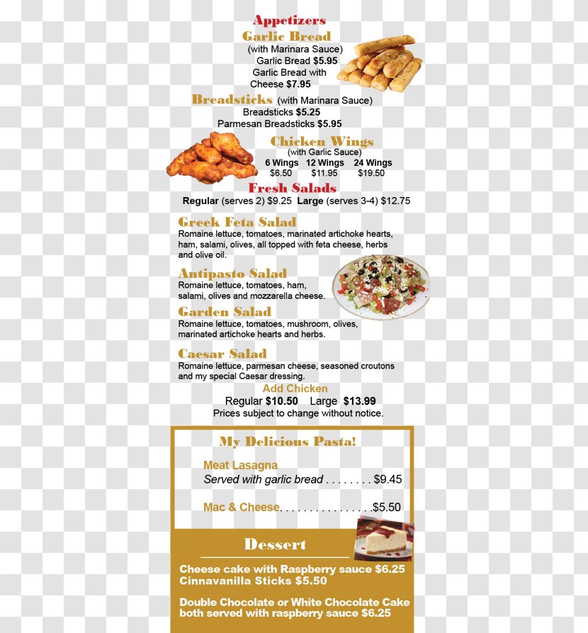 Pizza My Way - Food - Pacific Grove Take-out Garlic Bread CuisineMenus Transparent PNG
