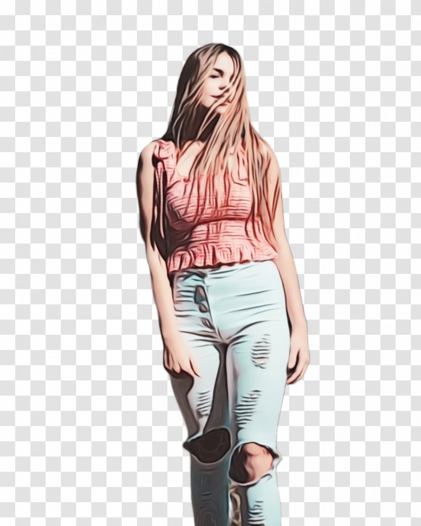 Jeans Background - Textile - Top Shoe Transparent PNG