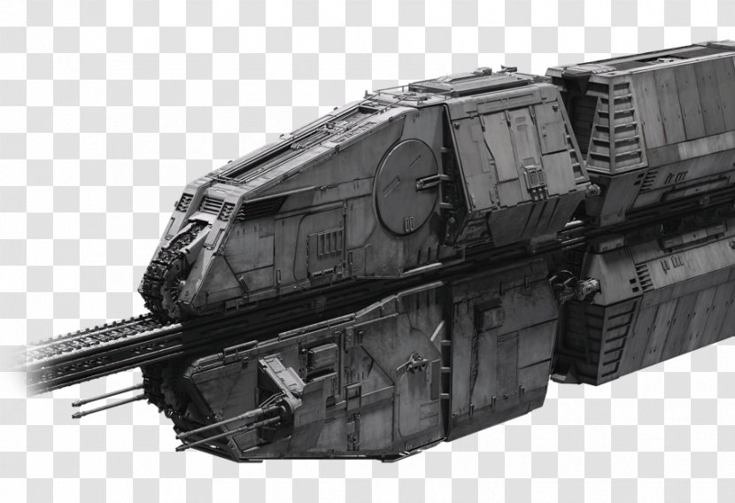 Train Transport Star Wars Kuat Drive Yards Wookieepedia - Self Propelled Artillery Transparent PNG