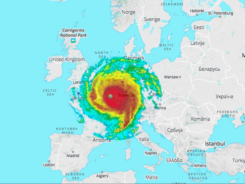 Florida Europe Hurricane Irma Map Storm - Water Transparent PNG