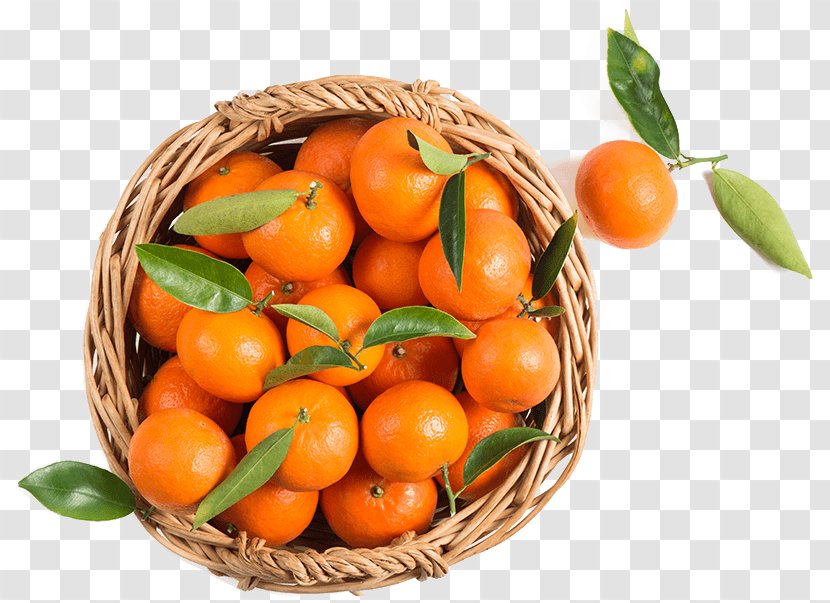 Clementine Mandarin Orange Tangerine Basket - Rangpur Transparent PNG