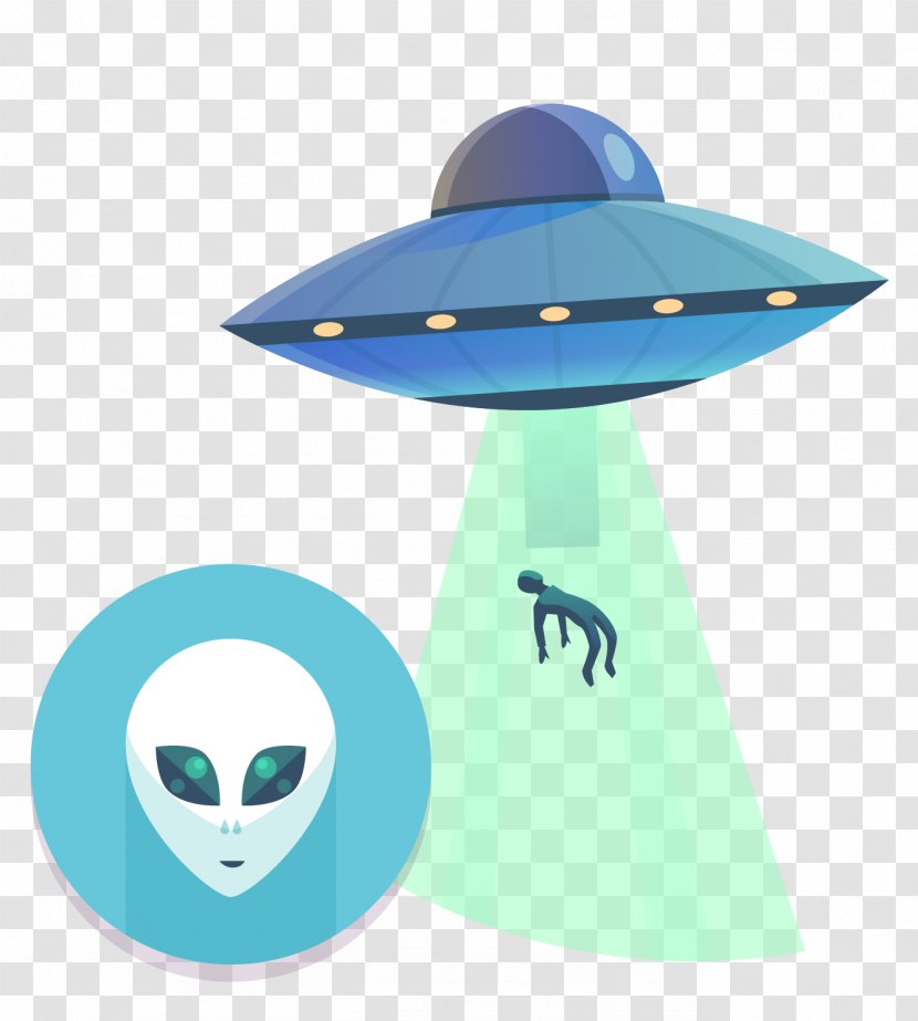 Unidentified Flying Object Saucer Extraterrestrial Life - UFO Aliens Vector Material Transparent PNG