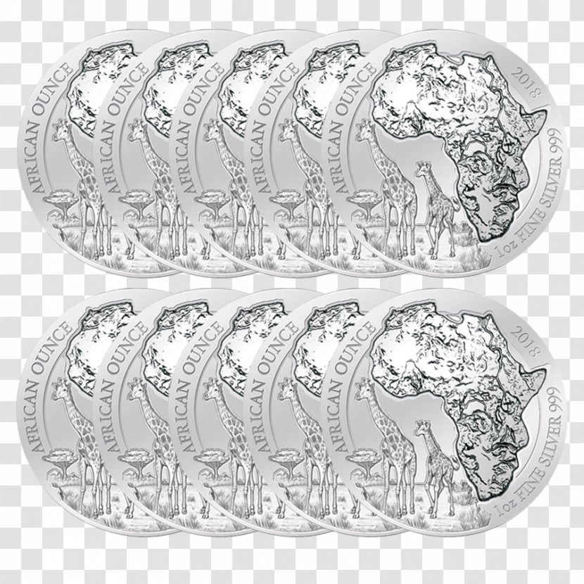 Hippopotamus Rwanda Pattern Shoe Silver Coin - Special Offer Gold Transparent PNG