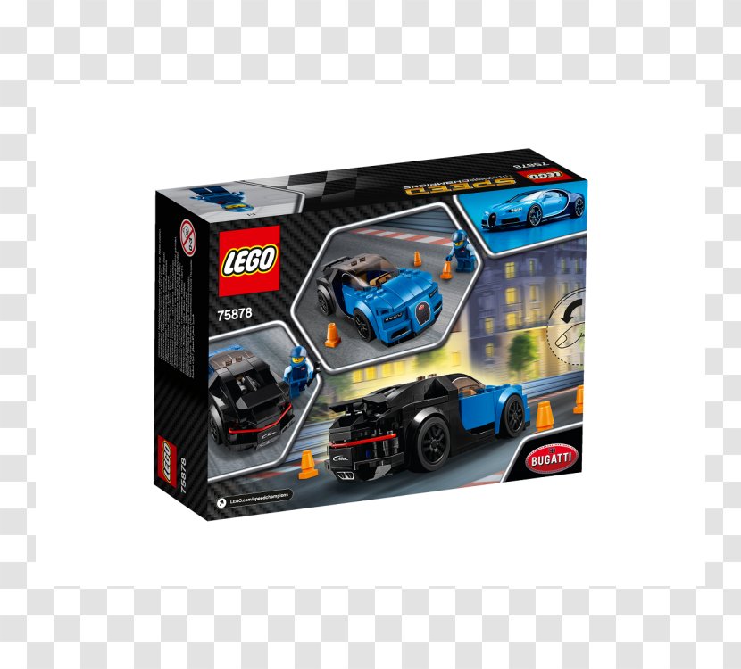 LEGO 75878 Speed Champions Bugatti Chiron Car Lego Transparent PNG