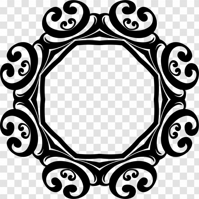 Picture Frames Octagon Clip Art - White - Body Jewellery Transparent PNG