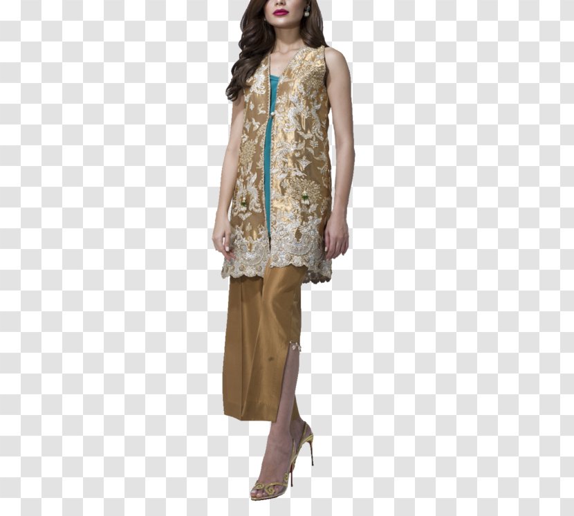 Costume Fashion Model - Embroidered Silk Jacket Transparent PNG
