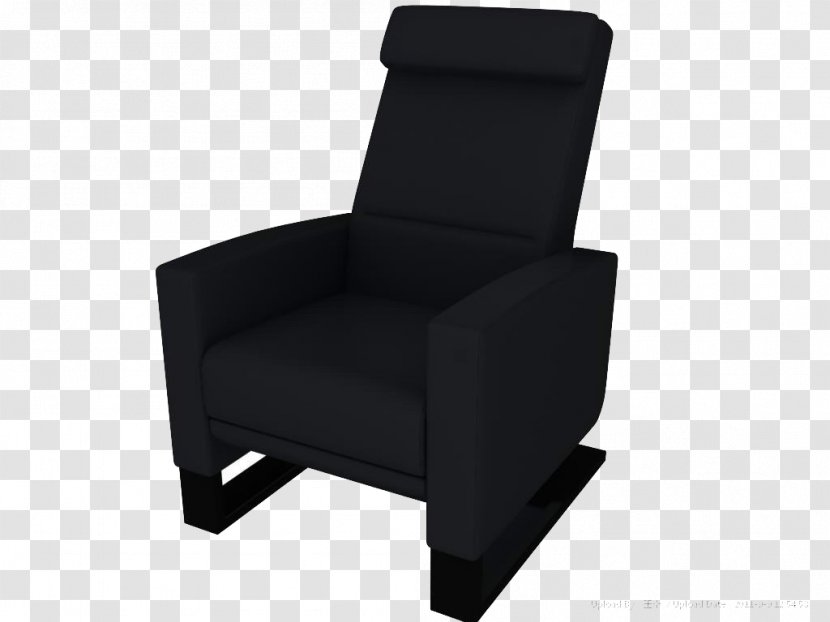 Recliner Car Club Chair - Black Transparent PNG