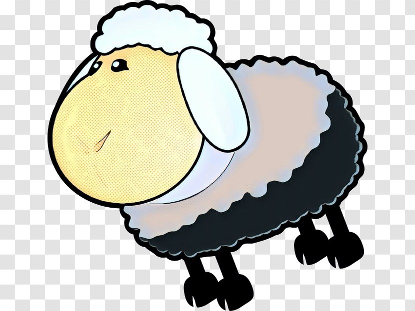 Cartoon Sheep - Blackhead Persian - Pop Art Transparent PNG