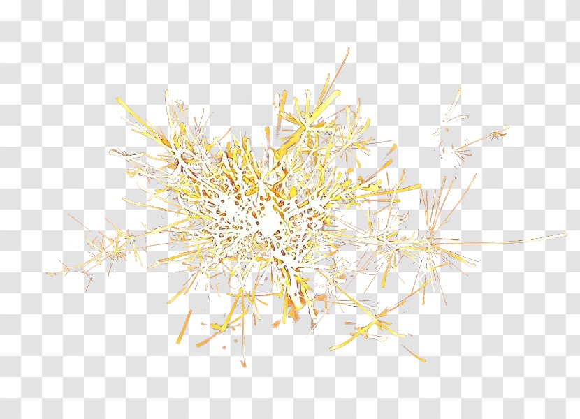 Yellow Plant Branch Twig Flower Transparent PNG