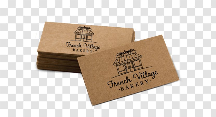 Kraft Paper Recycling Business Cards Printing - Card Stock - Brown Transparent PNG