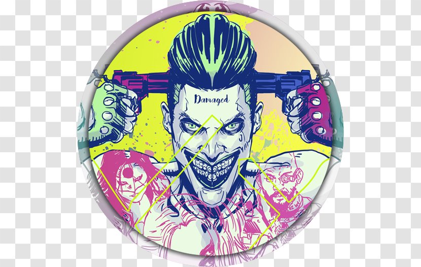 Joker Harley Quinn Agar.io Robin Fan Art - Dc Comics Transparent PNG