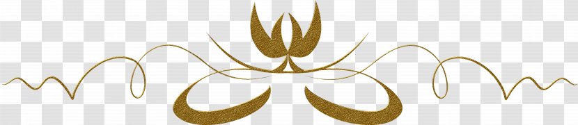 Calligraphy Gold Logo Bookmark - Drinkware - Elements Transparent PNG
