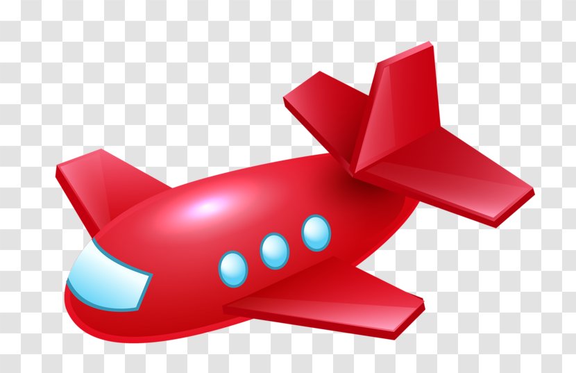 Airplane Red - Gratis - Small Transparent PNG