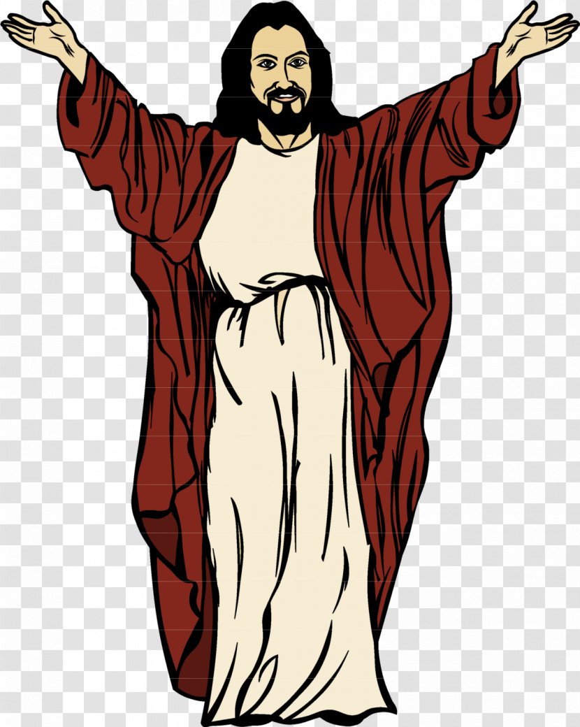Jesus Cartoon Drawing Clip Art - Robe - Christ Transparent PNG