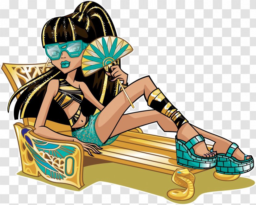 Monster High Cleo De Nile Doll Clawdeen Wolf - Wydowna Spider Transparent PNG
