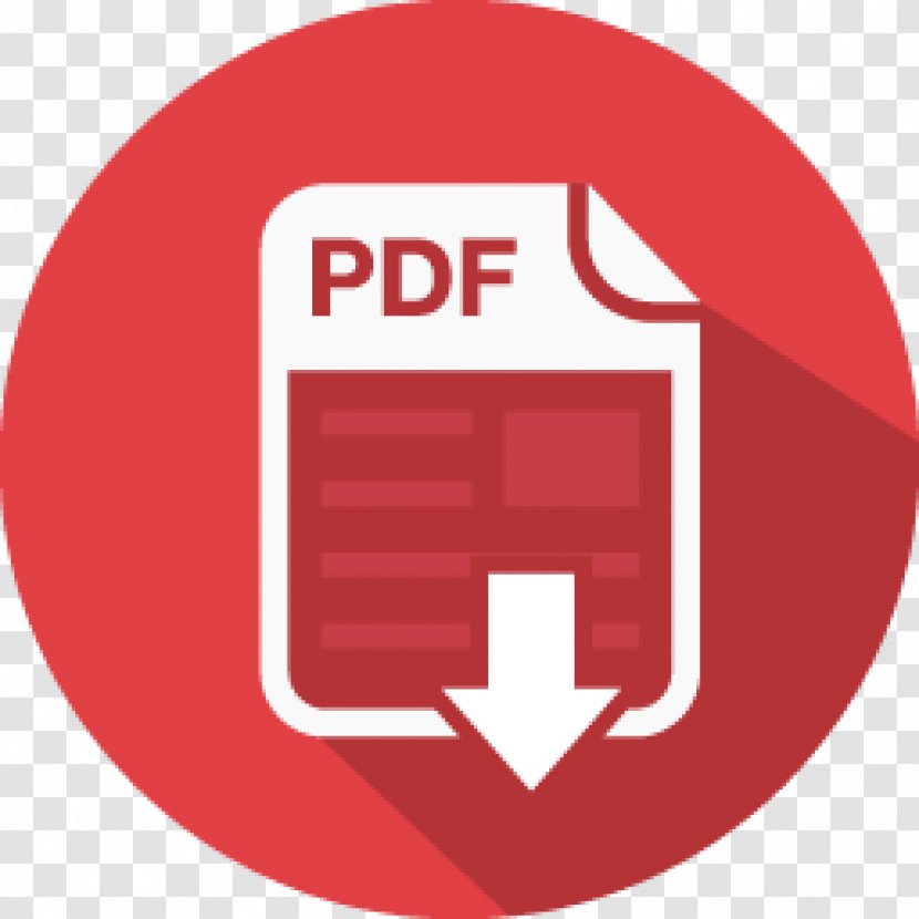 Portable Document Format Information Organization - Red - Save Button Transparent PNG