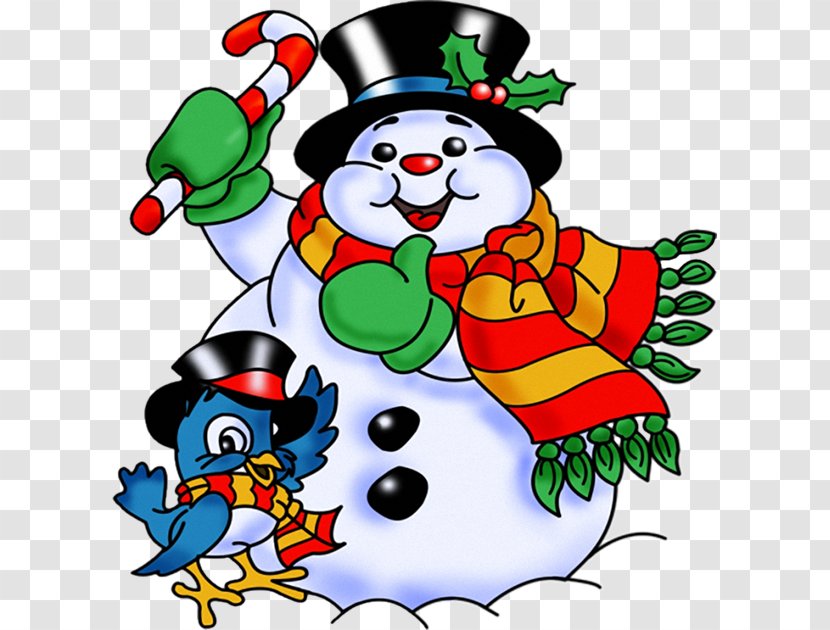 Snowman Santa Claus Christmas Clip Art - Drawing Transparent PNG