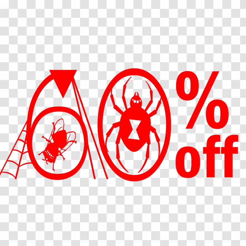 Halloween Sale 60% Off Discount Tag. - Brand - Symbol Transparent PNG