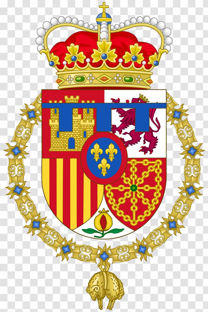 Coat Of Arms Spain The King Monarchy - Crest - Asturias Border Transparent PNG