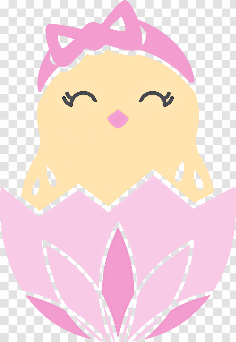 Chick In Eggshell Easter Day Adorable Chick Transparent PNG