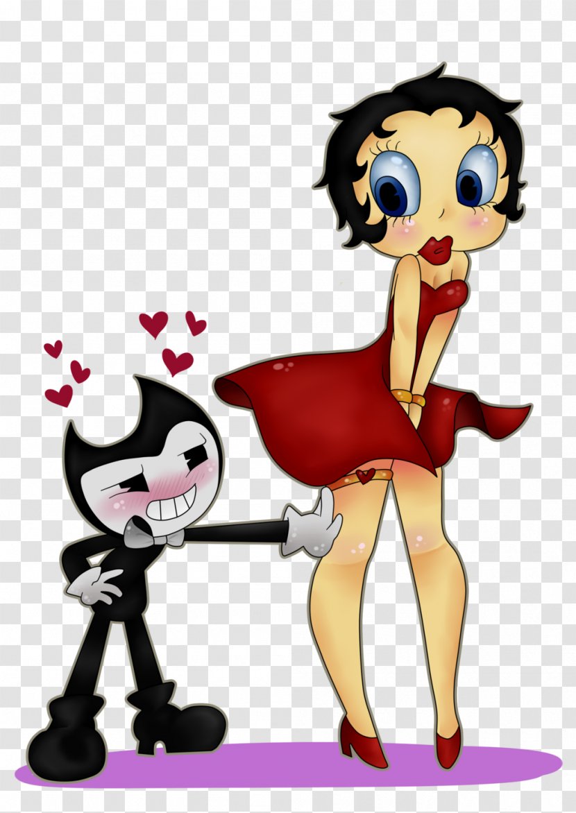 Betty Boop Bendy And The Ink Machine Koko Clown Art - Tree - Heart Transparent PNG