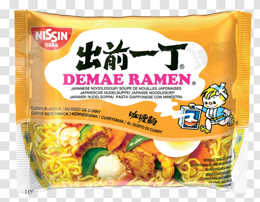 Nissin Chikin Ramen Instant Noodle Vegetarian Cuisine Japanese - Convenience Food - Tang Transparent PNG