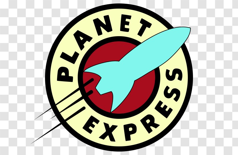 Leela Planet Express Ship Professor Farnsworth T-shirt Logo - Sign - Futurama Transparent PNG