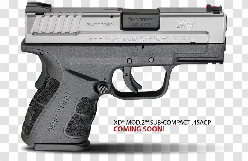 Springfield Armory HS2000 .45 ACP Automatic Colt Pistol .40 S&W - Airsoft - Handgun Transparent PNG