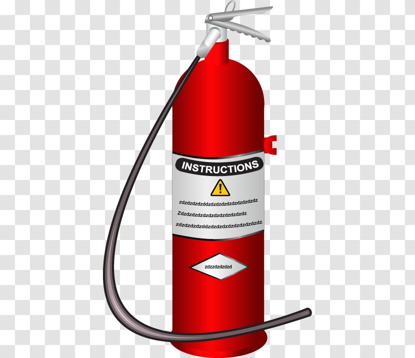 Fire Extinguisher Firefighting Clip Art - Coreldraw - Vector Material Transparent PNG