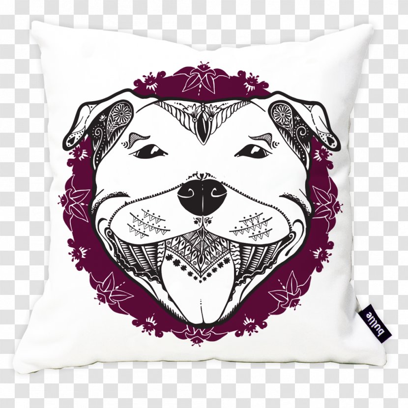 Staffordshire Bull Terrier American Bulldog And - Animal - Cushion Transparent PNG