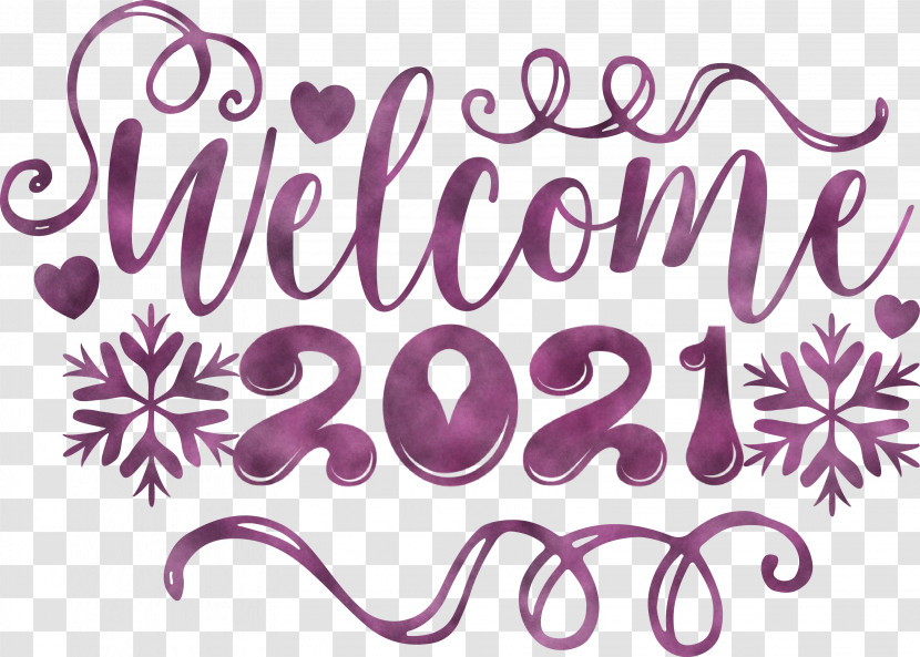 Welcome 2021 Year 2021 Year 2021 New Year Transparent PNG