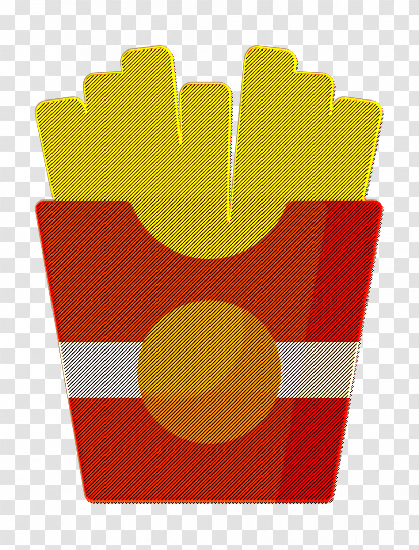 Fried Potatoes Icon Food Icon Fast Food Icon Transparent PNG