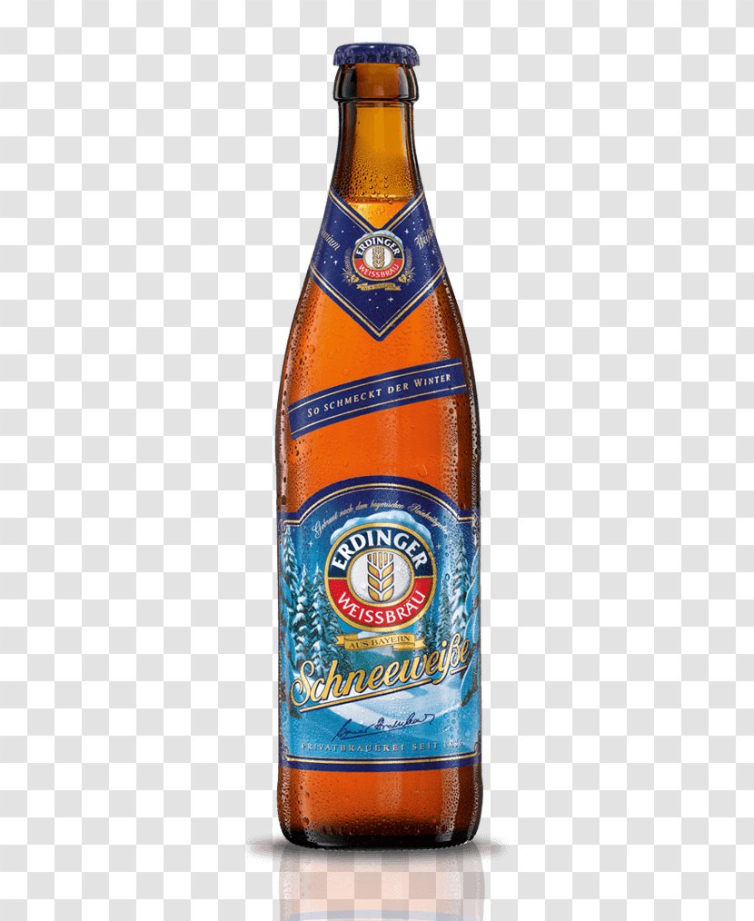 Erdinger Schneeweisse - Germany - Das Winterbier Wheat BeerBleikristall Crystal Aperitif Glasses Transparent PNG