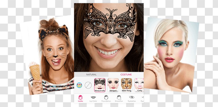 Eyelash Beauty Cosmetics Make-up YouCam - Youcam - Halloween Makeup Transparent PNG