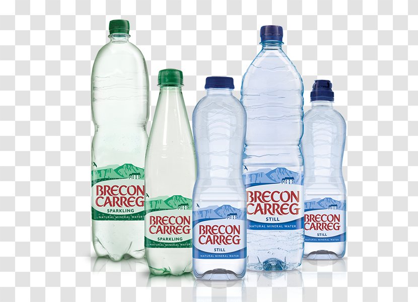 Water Bottles Mineral Wales Bottled Brecon Carreg - Ice Mountain Transparent PNG