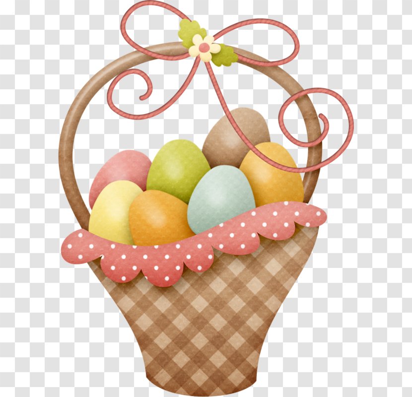 Easter Basket Bunny Egg Transparent PNG