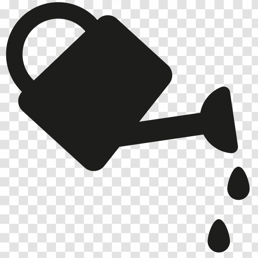 Watering Cans Garden Clip Art - Share Icon - Black Transparent PNG