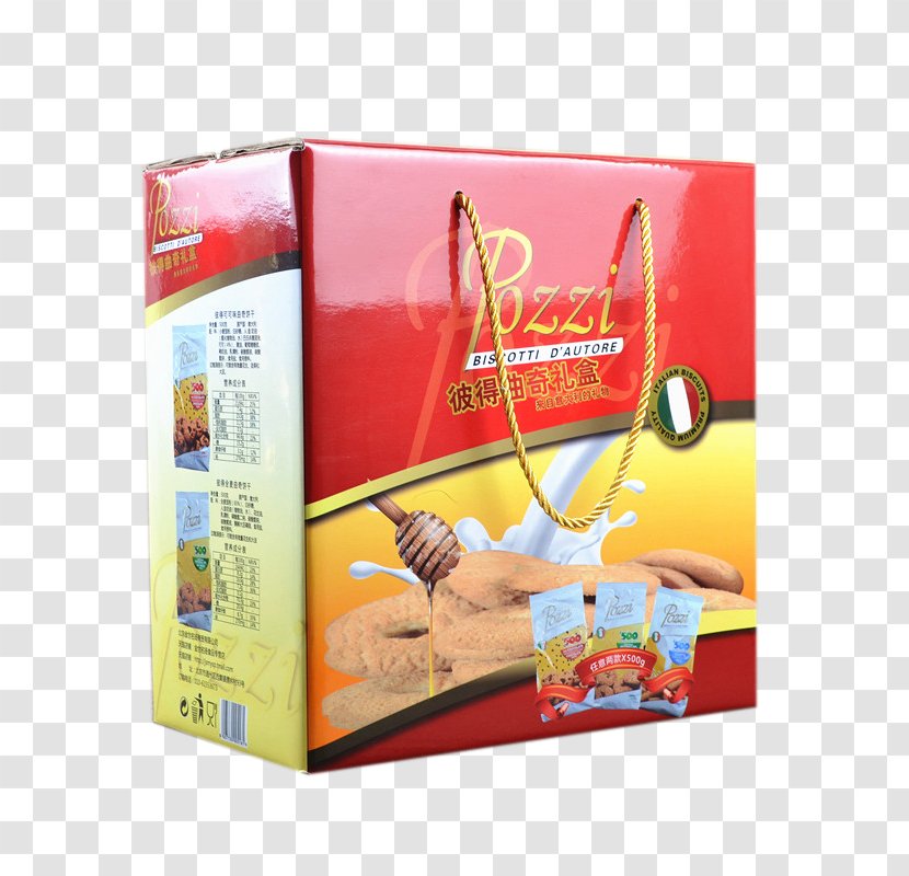 Box Biscuit Cookie - Gift Milk Biscuits Suitcase Transparent PNG
