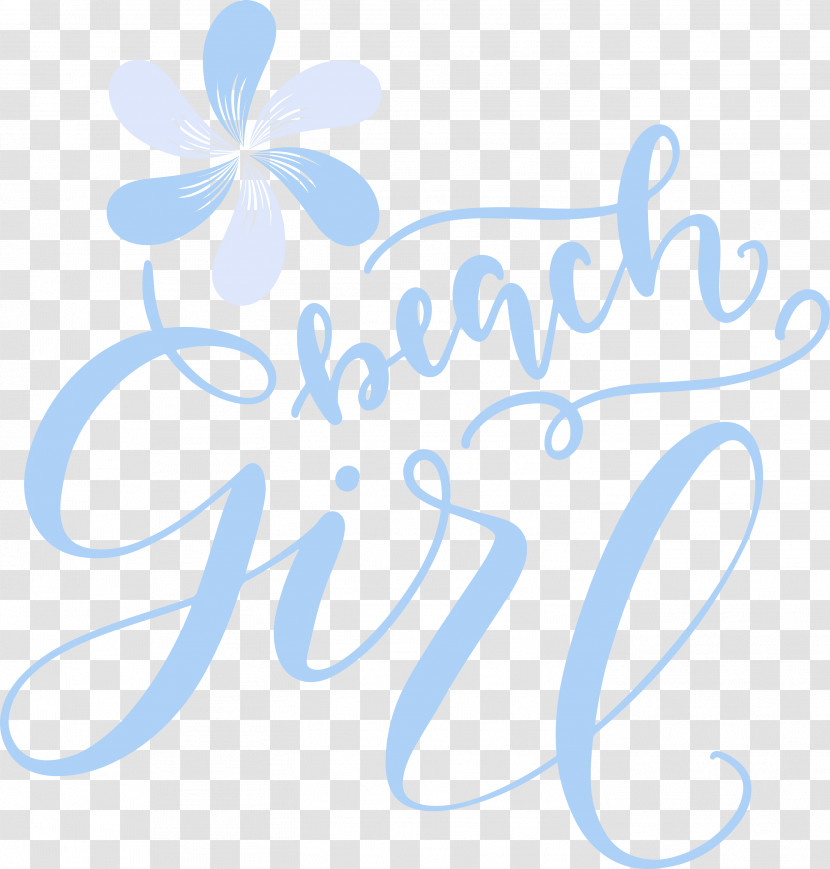 Beach Girl Summer Transparent PNG