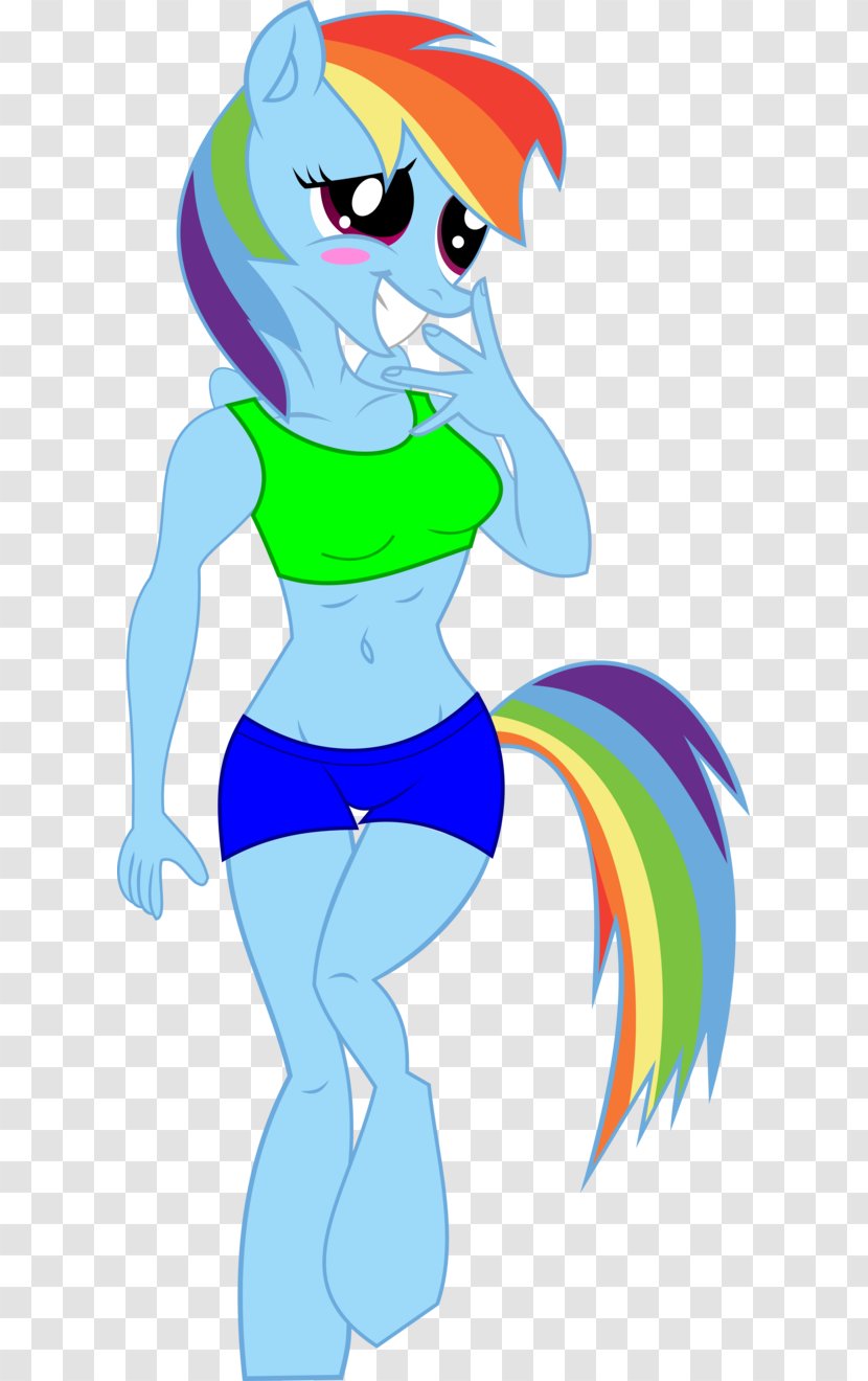 Rainbow Dash Rarity DeviantArt Clip Art - Cartoon - Human Canon Transparent PNG