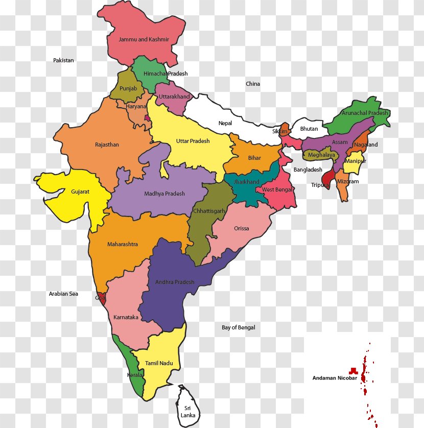 India Mapa Polityczna World Map Globe - Country Transparent PNG