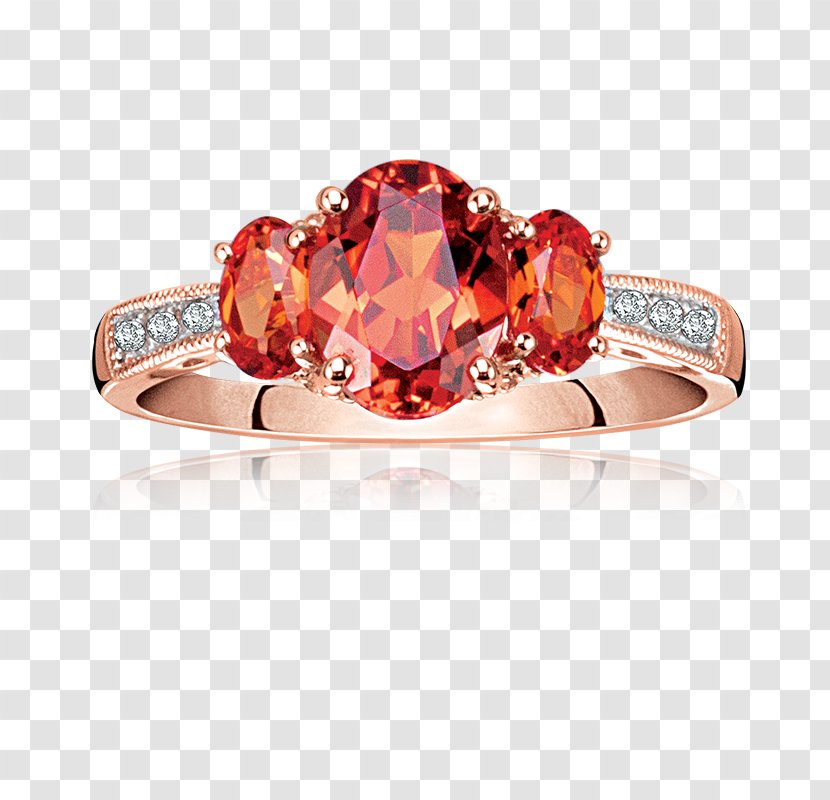 Ruby Wedding Ring Body Jewellery Gold - Ceremony Supply Transparent PNG