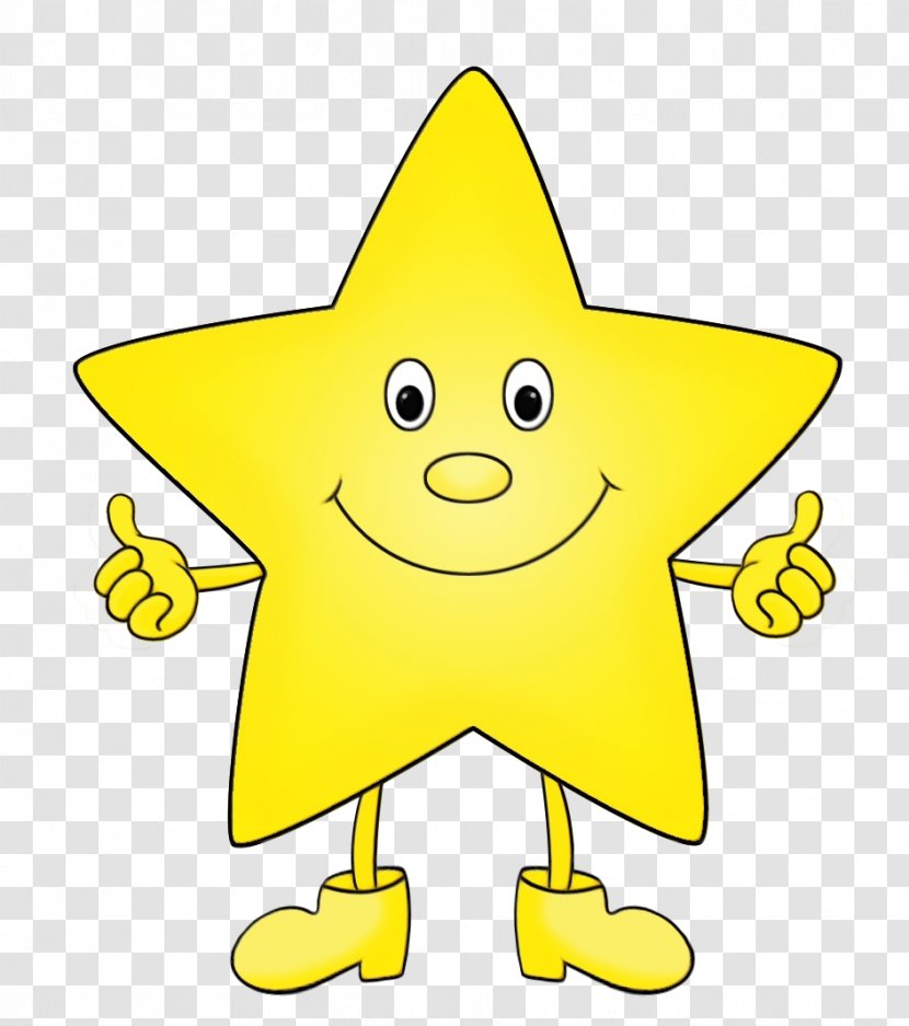 Star Drawing - Cartoon - Pleased Happy Transparent PNG
