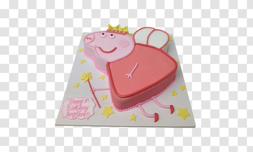 Torte Birthday Cake Sheet Decorating - Peppa Pig Transparent PNG