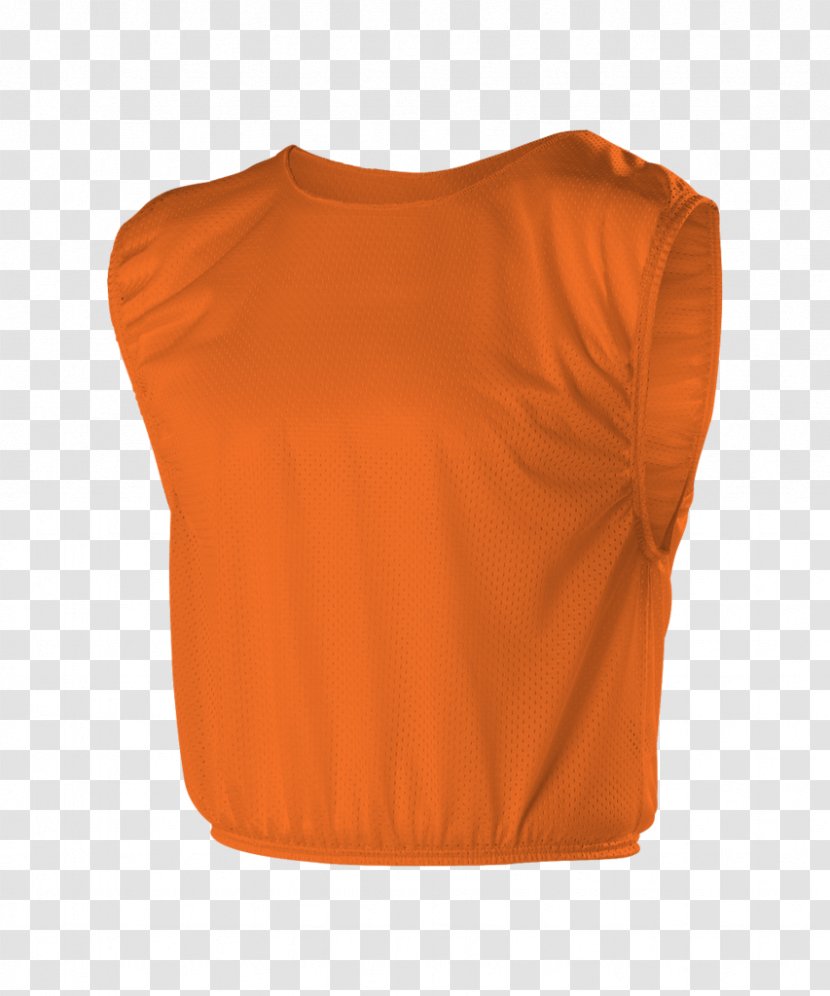 Sleeve Shoulder Blouse - Peach - Basketball Field Transparent PNG