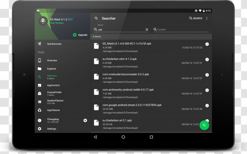 Android Screenshot Download - Backup - Cleaning Tool Transparent PNG