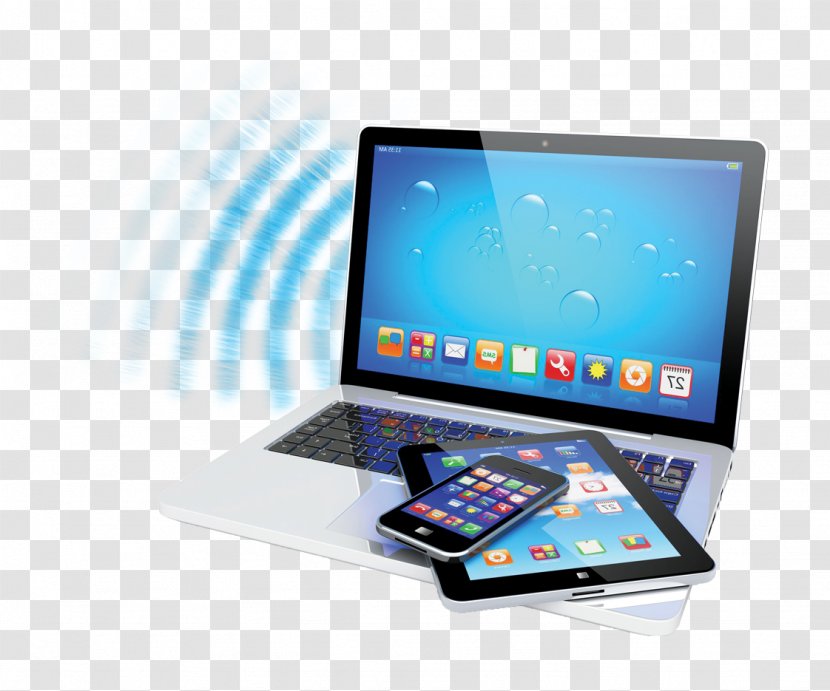 Netbook Laptop Handheld Devices Child Care Management System Display Device - Communication Transparent PNG