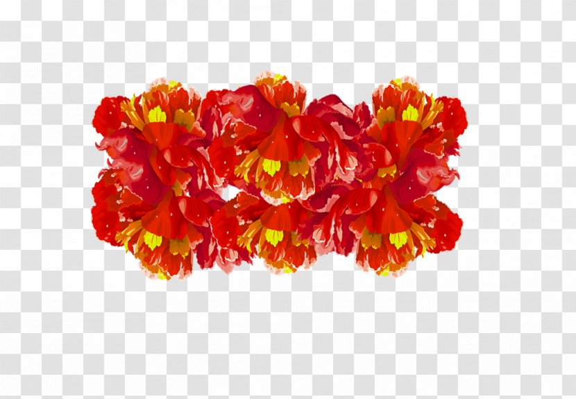 Cut Flowers Red - Flower Transparent PNG