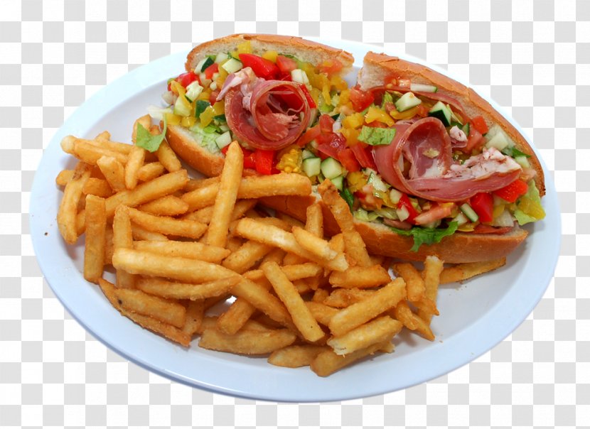 French Fries Full Breakfast Buffalo Burger Cheeseburger Hamburger - Tree - Junk Food Transparent PNG