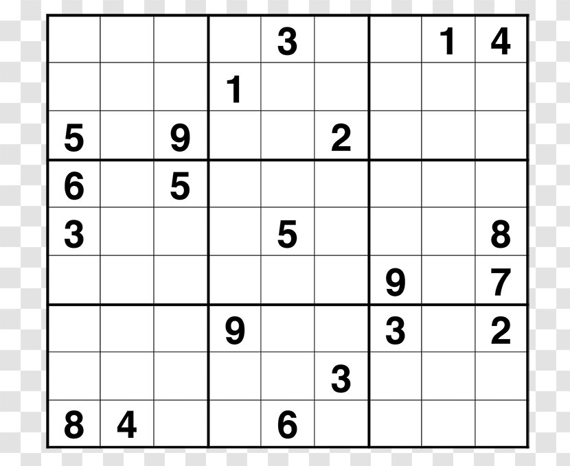 Sudoku Puzzles Game Number - Puzzle - Parallel Transparent PNG